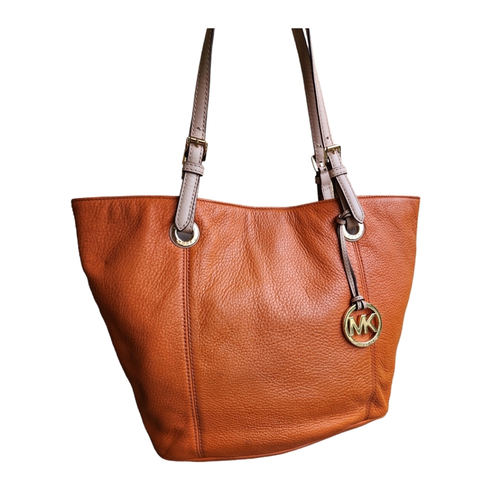 Michael Kors Mk jet set travel large tote orange - Picture 4 of 16
